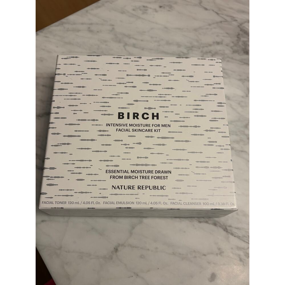 Birch Intensive Moisture for Men Facial Skincare Set